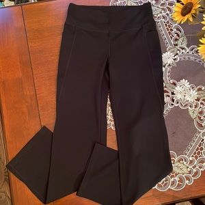 Jockey Yoga Pants Straight Leg Medium Black